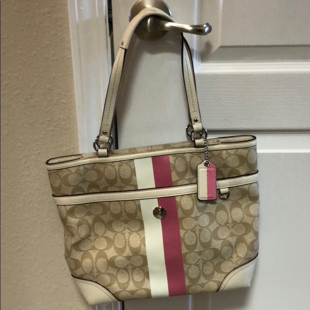 Coach Leather Hand Bag